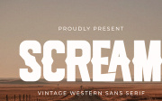 Scream - Vintage Western Sans Serif