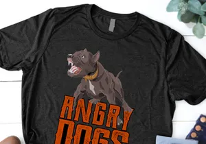 Dog T-shirt Design With Free Mockup