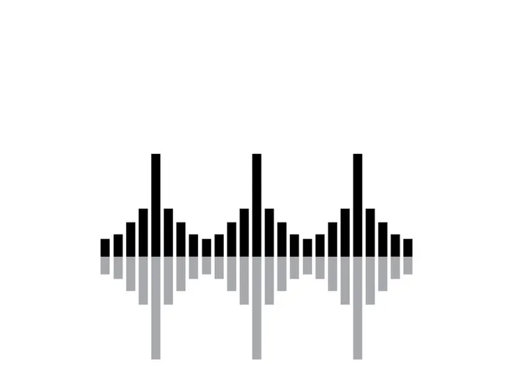 Equalizer Sound waves vector illustration design template