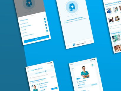 Ourdoct - Medical Health Mobile UI Kit