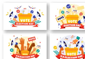 11 Election Day Political Illustration
