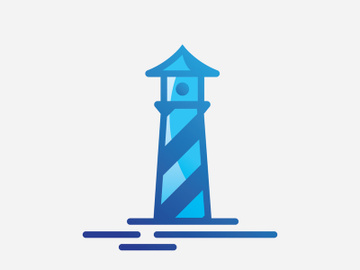 Light House Logo vector Template preview picture