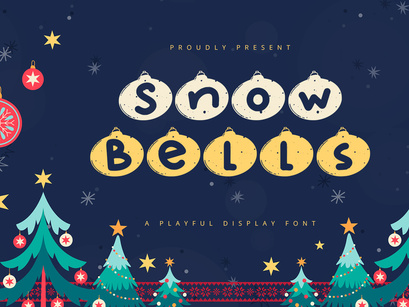 Snow Bells - Playful Display Font