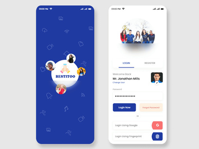 Social Networking Services Mobile App UI Kit
