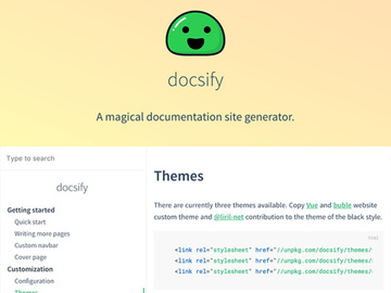 Docsify: A magical documentation generator preview picture