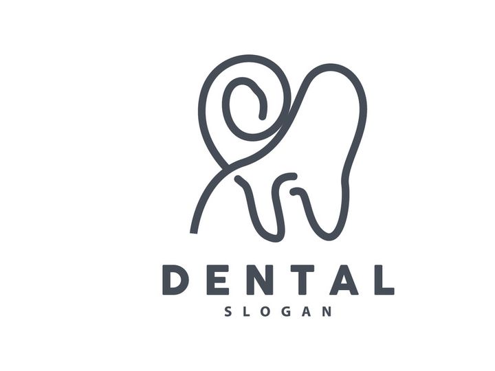 Tooth logo, Dental Health Vector, Care Brand Illustration
