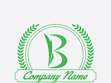 B logo design preview picture