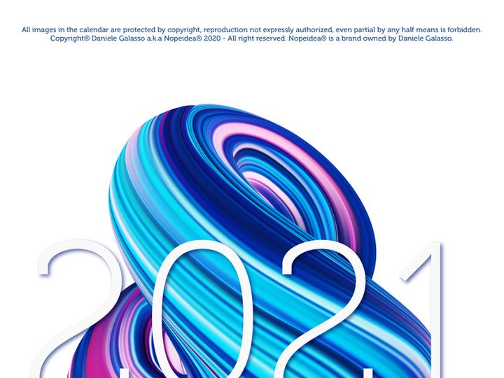 Calendar 2021 by Nopeidea® - Free Download