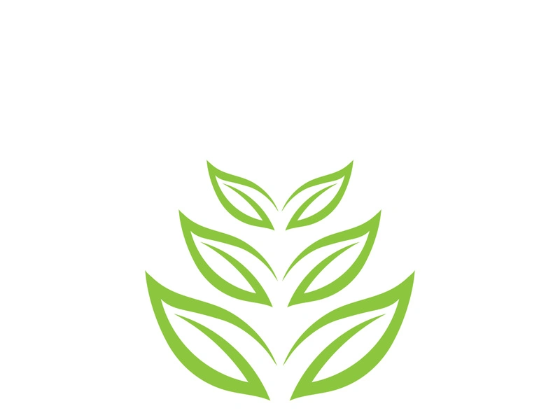 Green leaf ecology nature element vector icon
