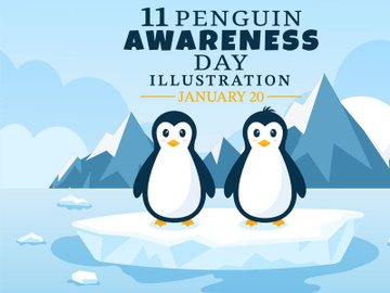 11 Happy Penguin Awareness Day Illustration preview picture