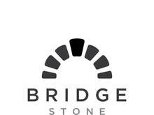 Stone bridge logo template.