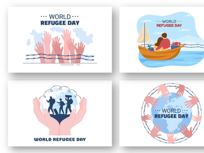 10 World Refugee Day Illustration
