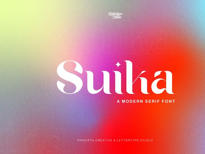 Suika a Modern / Vintage Font