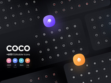 COCO Icon Pack preview picture