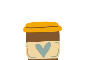 Animation milk tea stamps format GIF, MP4