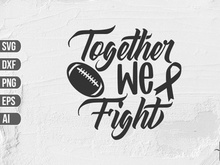 Together We Fight SVG