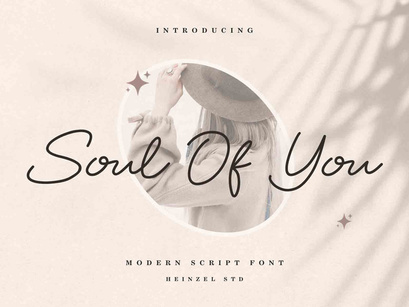 Soul Of You - Modern Script Font