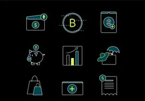 Finaci - Finance Icons Illustration Set