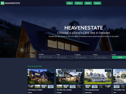 HeavenState - NextJS Real Estate Template