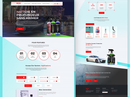 Car Washing Website Landing Page Design preview picture