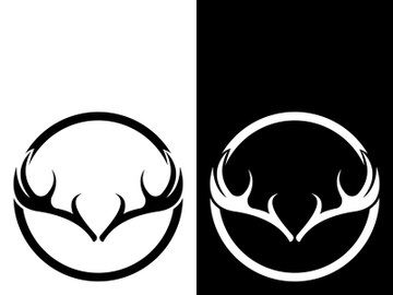 Deer logo template vector icon illustration design preview picture
