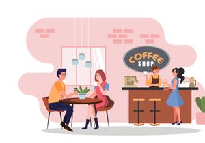 M162_Coffee shop Illustrations