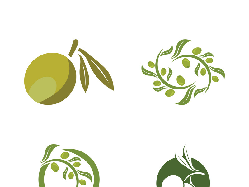 Extra virgin olive oil logo icon design vector illustration