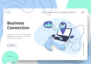 Team Work set Illustration