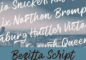 Bezitta - Handwritten Font
