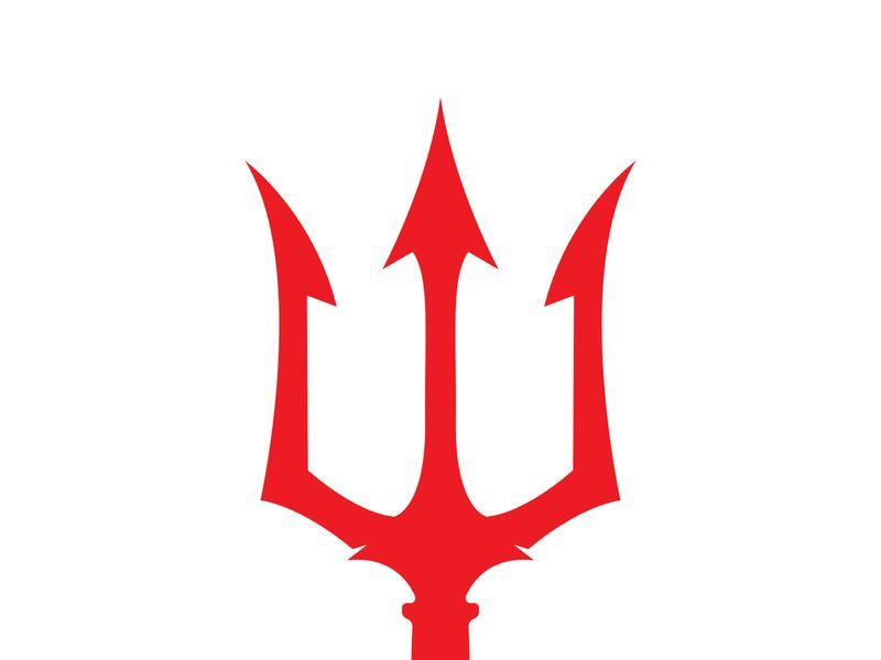 Mystic Trident Emblem Of Power magic trisula