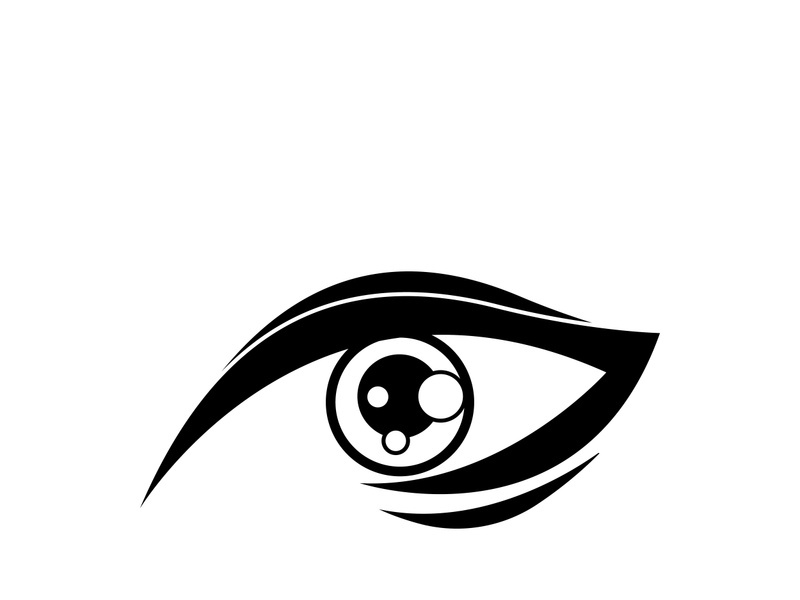 Branding Identity Corporate Eye Care vector logo design