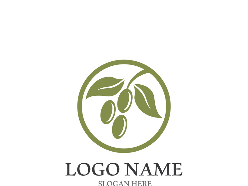 olive icon vector illustration design template