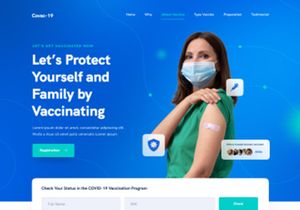 Covid-19 Vaccine Landing Page