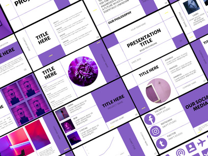 Violet Presentation Template