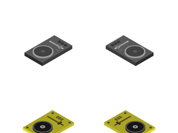 isometric vinyl player preview picture