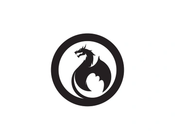 Dragon icon vector illustration design preview picture