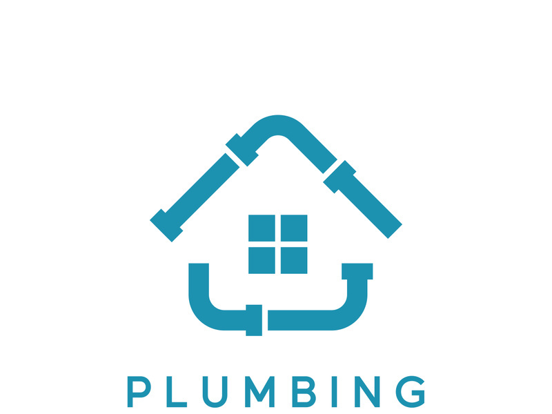 Plumbing logo vector design template. water pipe logo design.Leaking water logotype,Design Concept, Creative Symbol, Icon