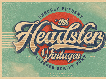 Headster Vintage Font Demo preview picture