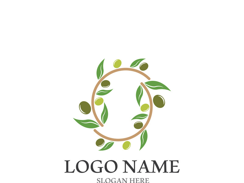 olive icon vector illustration design template