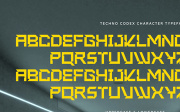 Techno Codex - Modern Futuristic Display Font