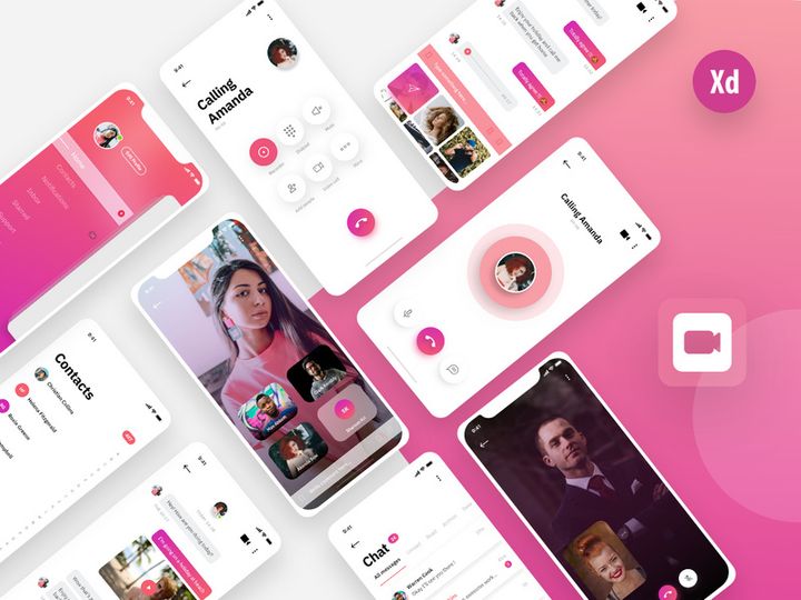 Zoom Video Call Chat Mobile App Redesign