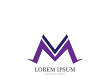 M Logo Template vector illustration design