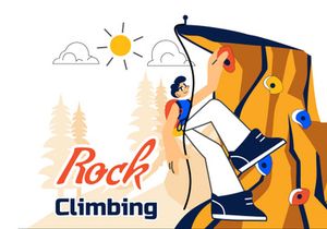 10 Rock Climbing Illustration
