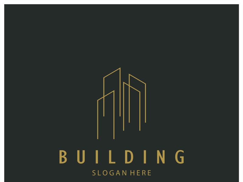 Building logo vector illustration design,Real Estate logo template, Logo symbol icon