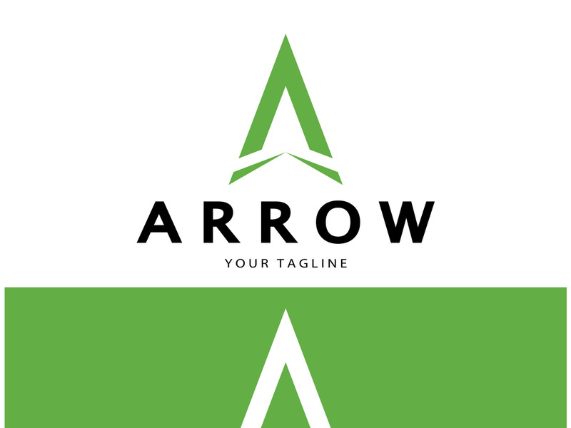 Arrow vector illustration icon Logo Template design