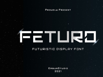 Feturo Free Display Font preview picture