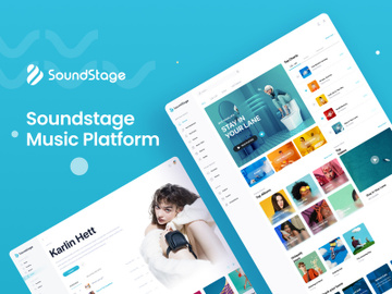 Soundstage Music Platform UI Kit preview picture