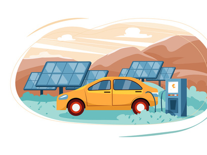 Renewable Energy Illustrations