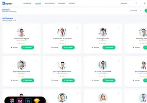 Doqtors Medical Admin Dashboard UI Kit