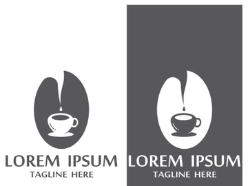 Coffee bean logo design. preview picture